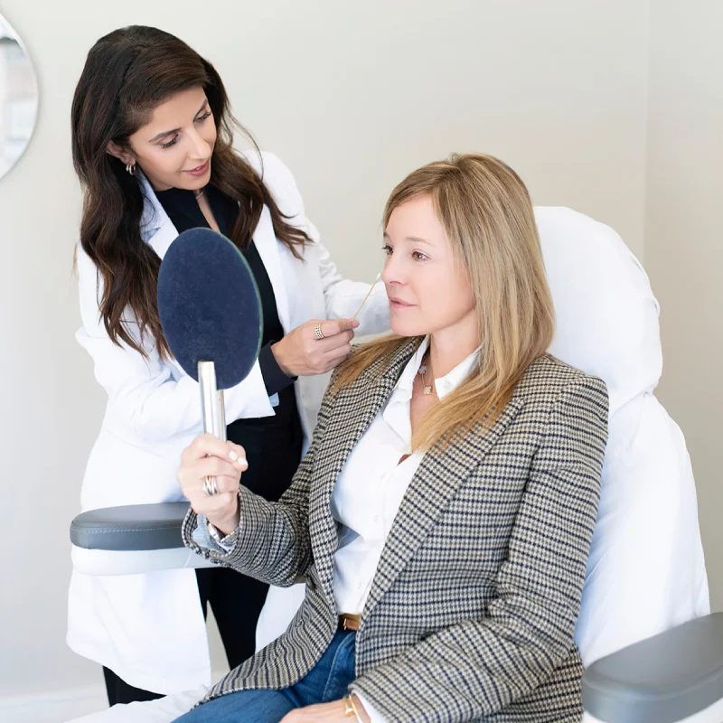 Patient consultation for Botox Upper West Side